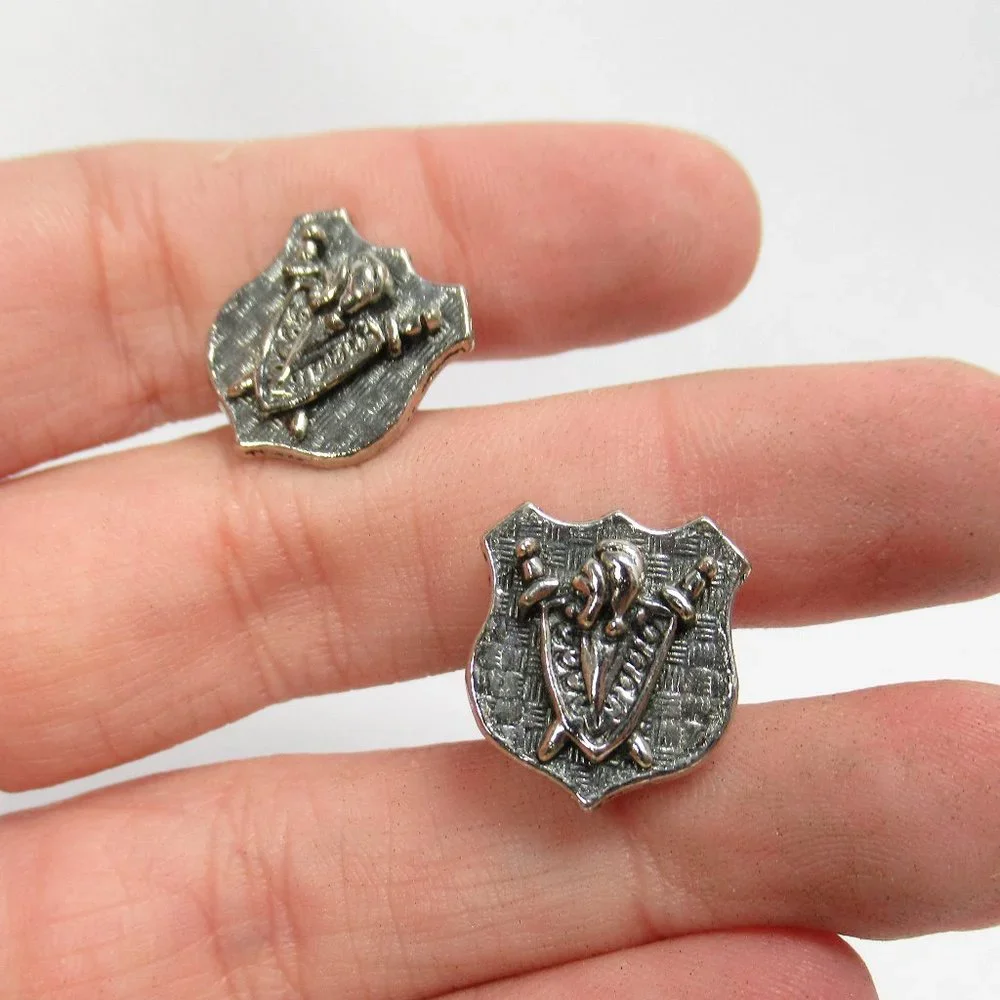 Vintage Shield Cuff Links